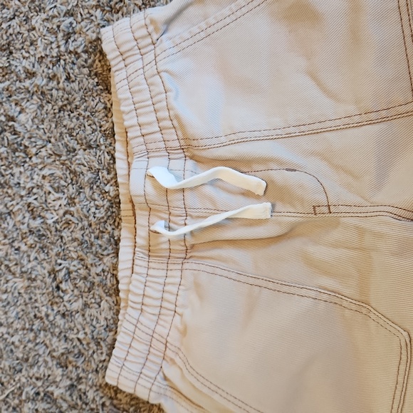 H&M Drawstring Tan Denim Shorts - Picture 2 of 6